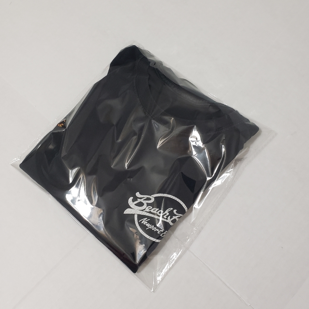 Vtg Beach Ball short-sleeved T-Shirt Men's M Black preowned - Picture 8 of 8